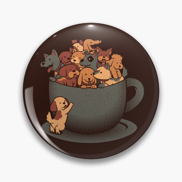 Item preview, Puppy Latte Overflow Dog by Tobe Fonseca designed and sold by Tobe Fonseca®.