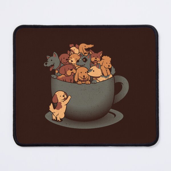 Item preview, Puppy Latte Overflow Dog by Tobe Fonseca designed and sold by Tobe Fonseca®.