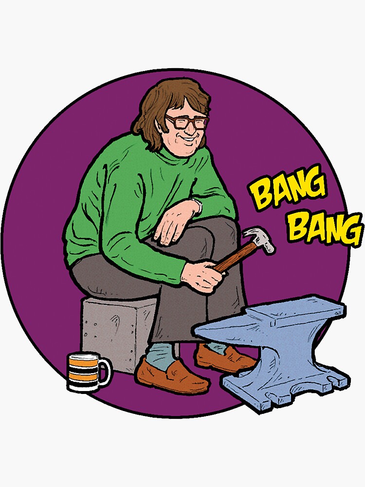 "Mal's Silver Hammer bang bang" Sticker by eleanorsophia Redbubble