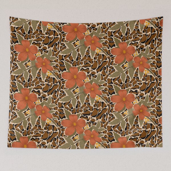 Item preview, Orange Tropical Leopard  designed and sold by AmberAzbell.