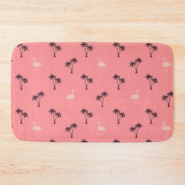 Item preview, Flamingo Tropical Summer Bird Palm Trees Pattern designed and sold by Spaceshipsells.