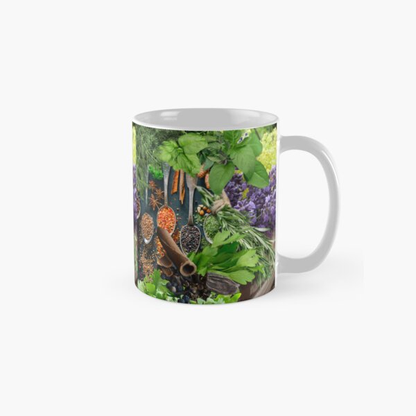 Item preview, Colorful Digital Photo Collage Herbs & Spices Design designed and sold by EarthArtDesigns.