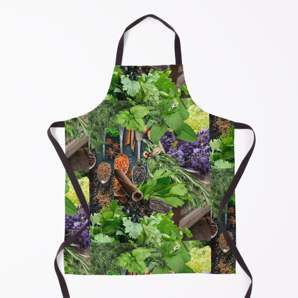 Item preview, Colorful Digital Photo Collage Herbs & Spices Design designed and sold by EarthArtDesigns.