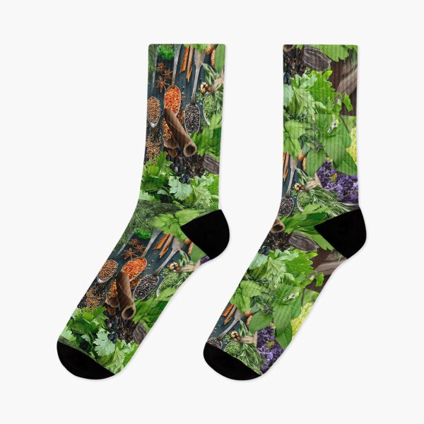 Item preview, Colorful Digital Photo Collage Herbs & Spices Design designed and sold by EarthArtDesigns.
