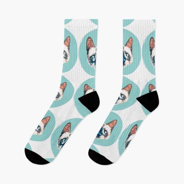 Item preview, Siamese Cat - Cute Cat Pop Art Paint Dot - WPAP designed and sold by inkandmoth.