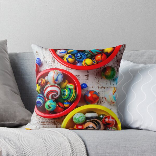 Item preview, Colorful Glass Marbles In Bowls designed and sold by Garry Gay.