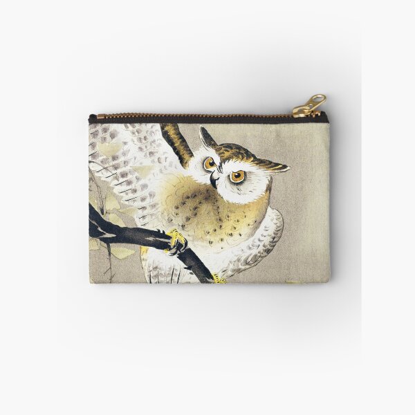 Item preview, Japanese Long-eared owl in ginkgo designed and sold by vanyadesign.