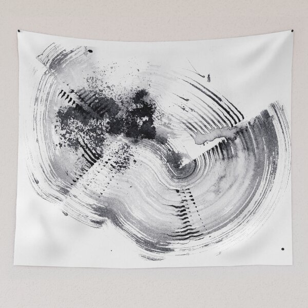 Item preview, ink explorations (227) - abstract black india ink painting designed and sold by expl-rations.