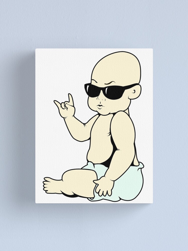 Lienzo Rock Bebe De Vikal Redbubble