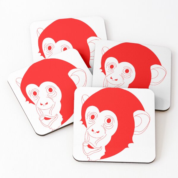 Item preview, Surprise chimp in red  designed and sold by OKyak.