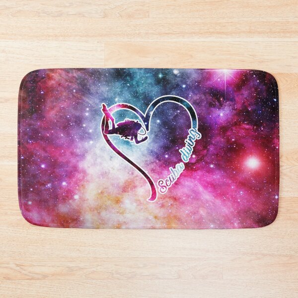 Item preview, Scuba diving Full Galaxy heart designed and sold by MobertsonArt.