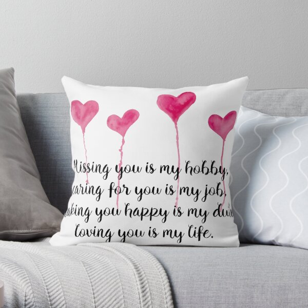 I love my pillow quotes sale