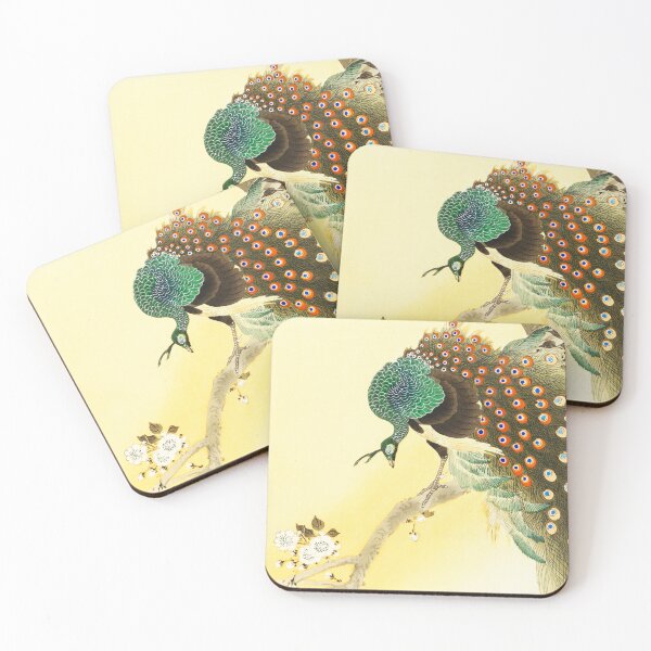 Item preview, Peacock on a cherry blossom tree designed and sold by vanyadesign.