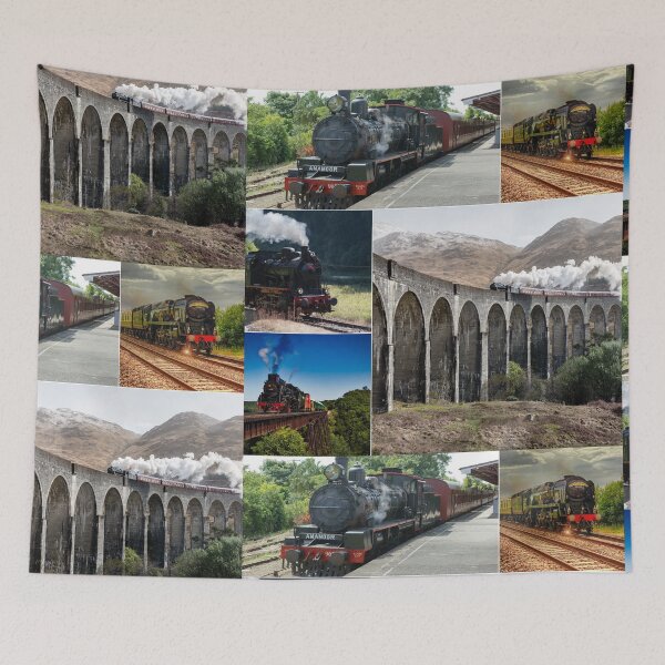 Item preview, Classic Vintage Trains Montage #1 designed and sold by Krispsm.