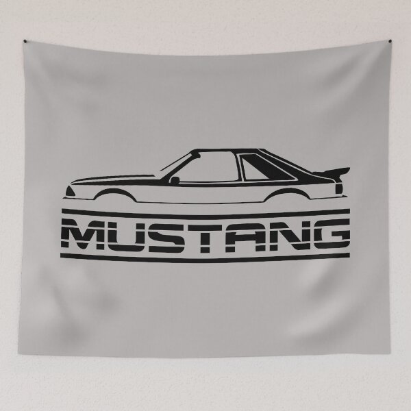 Item preview, 87-93 Mustang with T-tops and whale tail spoiler designed and sold by ADezignz.