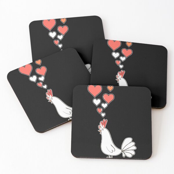 Item preview, With Hearts I Love Chicken designed and sold by Ornv.