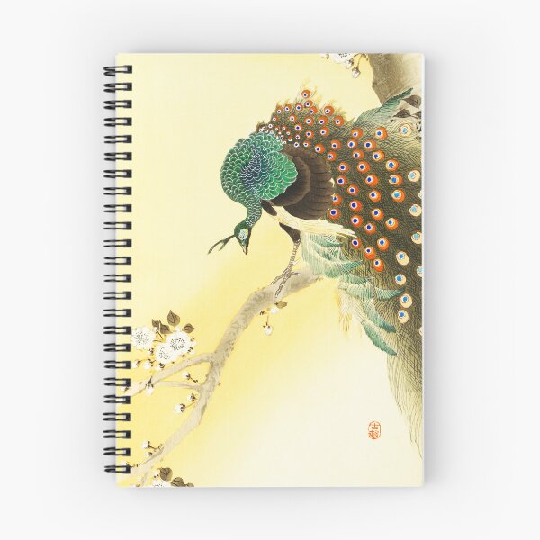 Item preview, Peacock on a cherry blossom tree designed and sold by vanyadesign.