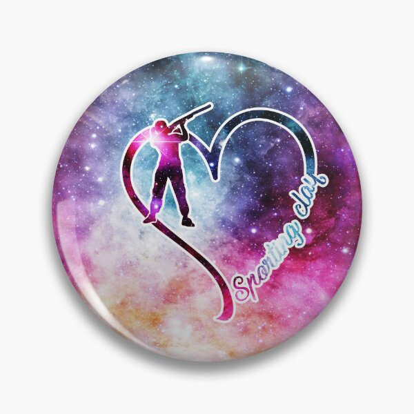 Item preview, Love Sporting clay galaxy heart designed and sold by VickyCloset.