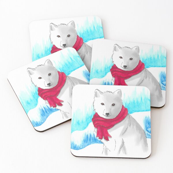 Item preview, Snowy Artic Fox designed and sold by Moonuniversal13.