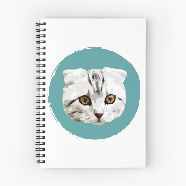 Item preview, Scottish Fold Cat - Cute Cat Pop Art - Cat with folded ears - Paint Dot - WPAP designed and sold by inkandmoth.
