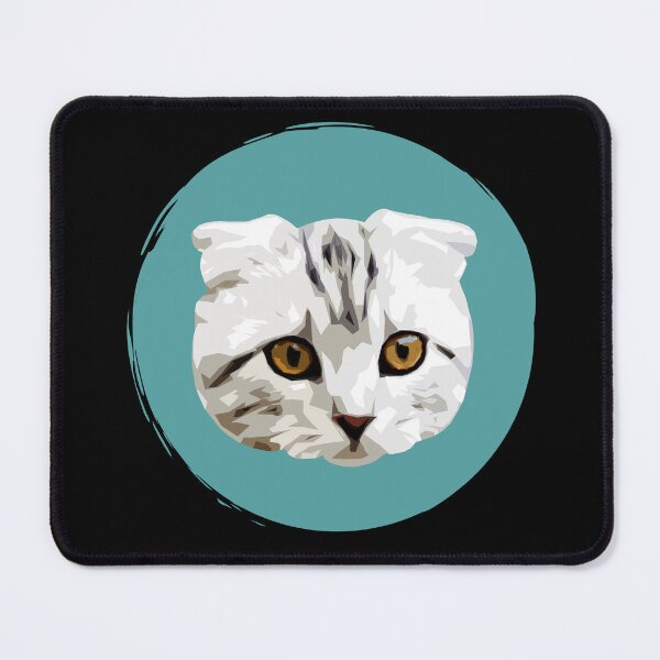 Item preview, Scottish Fold Cat - Cute Cat Pop Art - Cat with folded ears - Paint Dot - WPAP designed and sold by inkandmoth.