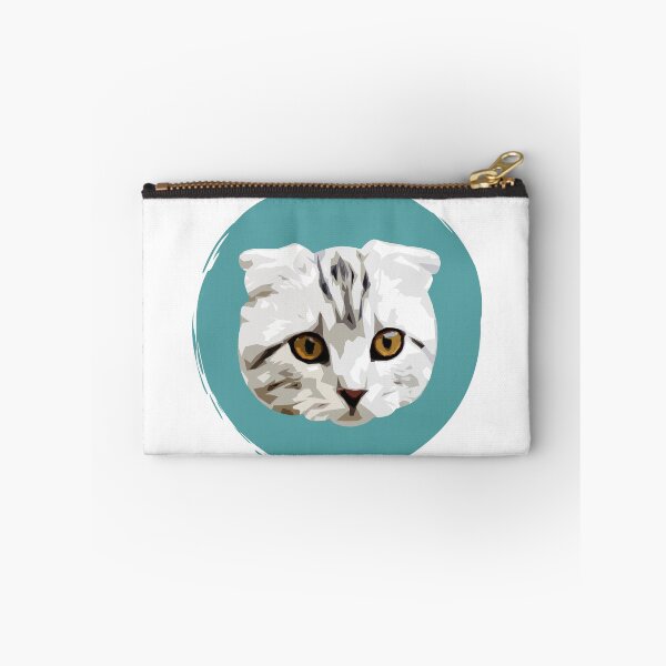 Item preview, Scottish Fold Cat - Cute Cat Pop Art - Cat with folded ears - Paint Dot - WPAP designed and sold by inkandmoth.