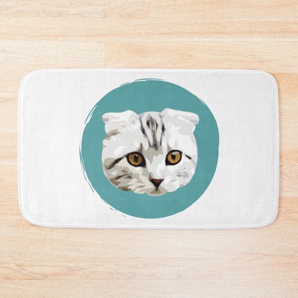 Item preview, Scottish Fold Cat - Cute Cat Pop Art - Cat with folded ears - Paint Dot - WPAP designed and sold by inkandmoth.