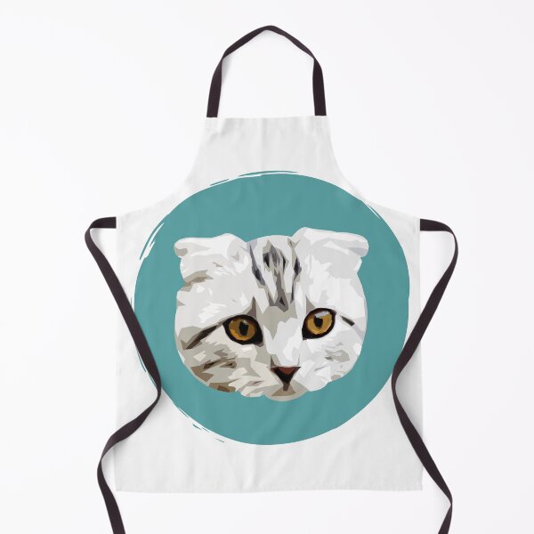 Item preview, Scottish Fold Cat - Cute Cat Pop Art - Cat with folded ears - Paint Dot - WPAP designed and sold by inkandmoth.
