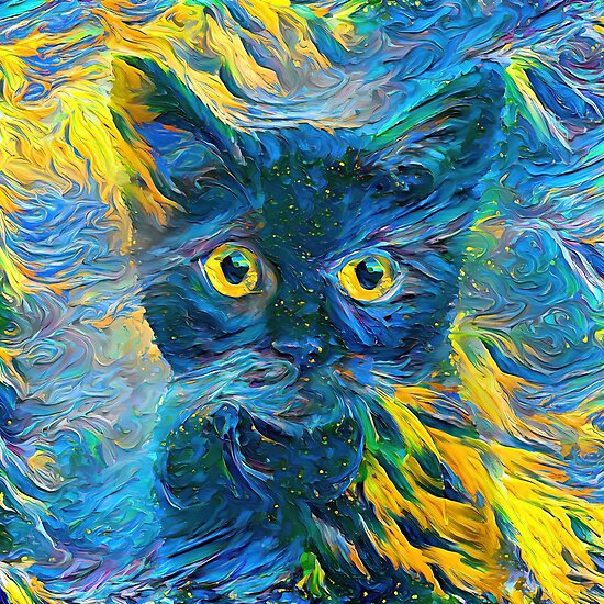 DeepStyle abstraction cat