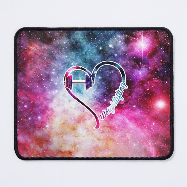 Item preview, Love Weightlifting galaxy heart designed and sold by VickyCloset.