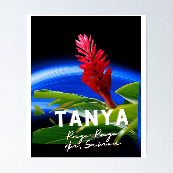 Item preview, Tanya famoso nombre polinesio samoano Pago Pago Samoa Americana designed and sold by Siahtasi55.