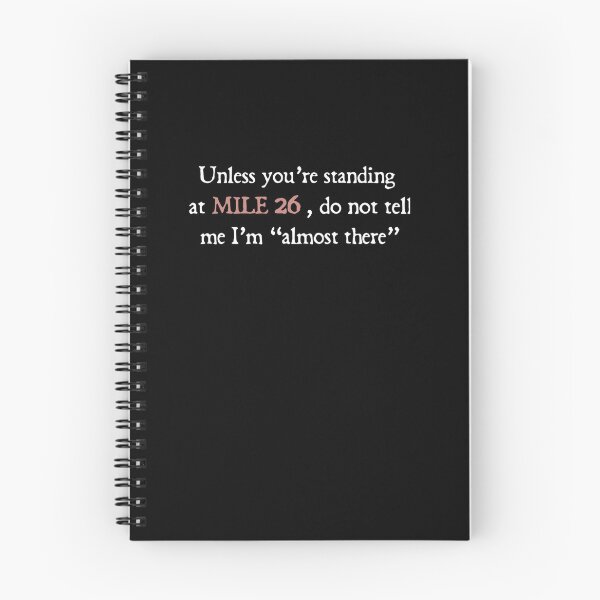 Item preview, Unless You Are Standing At Mile 26 Do Not Tell Me I Am Almost There Hipster designed and sold by AngelaNel4.