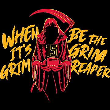 Kansas City Chiefs Grim Reaper T-Shirt | Art Board Print