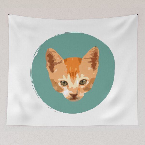 Item preview, Orange Tabby Cat - Pop Art - Paint Dot - WPAP designed and sold by inkandmoth.