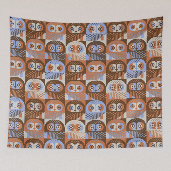 Item preview, Abstract Owl Pattern designed and sold by Mnightsa.