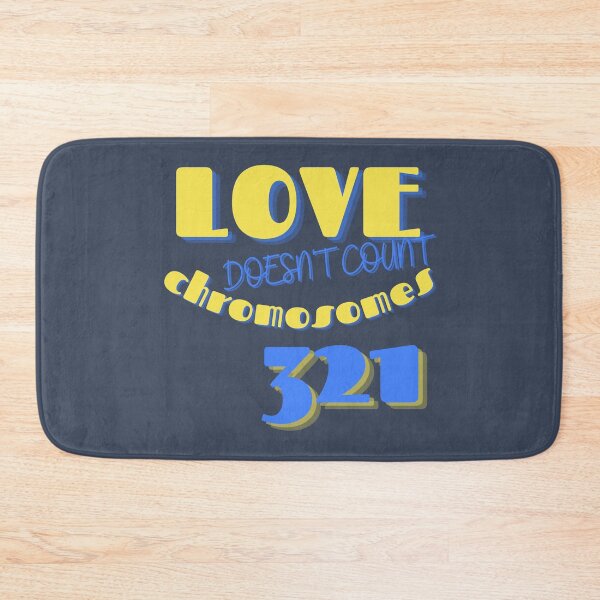 Item preview, Love Doesn't Count Chromosomes 3/21 World Down Syndrome Day designed and sold by GrynszpanDezign.