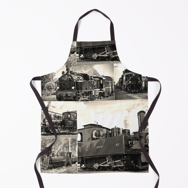Item preview, Classic Vintage Trains Montage #3 Sepia Color designed and sold by Krispsm.