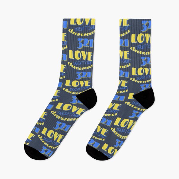 Item preview, Love Doesn't Count Chromosomes 3/21 World Down Syndrome Day designed and sold by GrynszpanDezign.