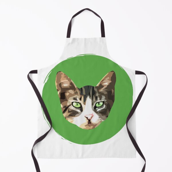 Item preview, Green Eyed Tabby Cat - Cute Cat Pop Art - Paint Dot - WPAP designed and sold by inkandmoth.