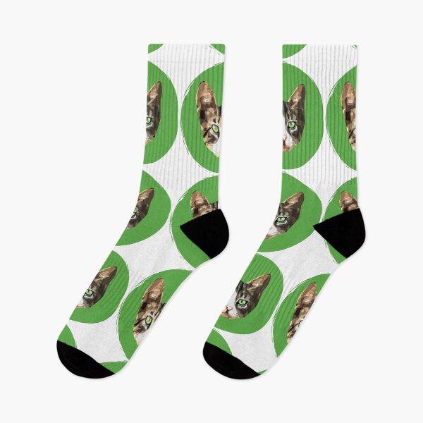 Item preview, Green Eyed Tabby Cat - Cute Cat Pop Art - Paint Dot - WPAP designed and sold by inkandmoth.