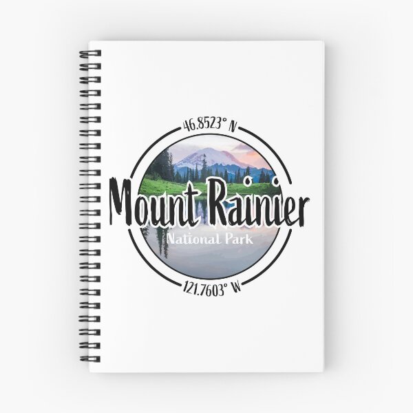 Item preview, Mount Rainier Design with Latitude and Longitude designed and sold by Redneck Designs.