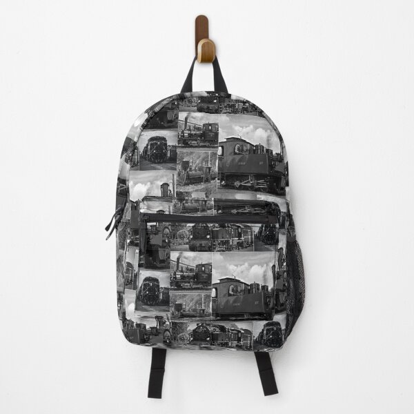 Item preview, Classic Vintage Trains Montage #4 Black & White Color designed and sold by Krispsm.