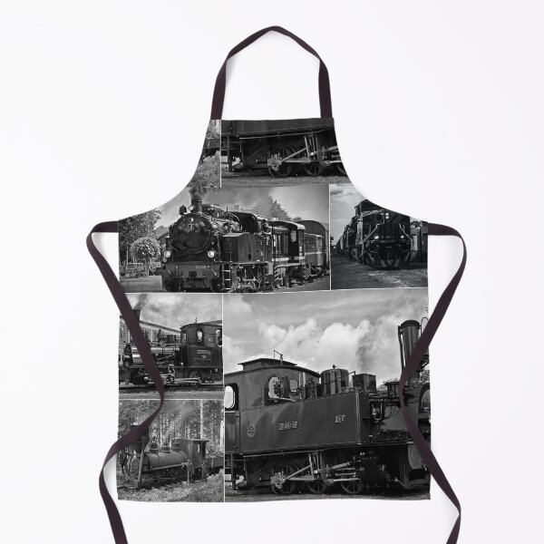 Item preview, Classic Vintage Trains Montage #4 Black & White Color designed and sold by Krispsm.