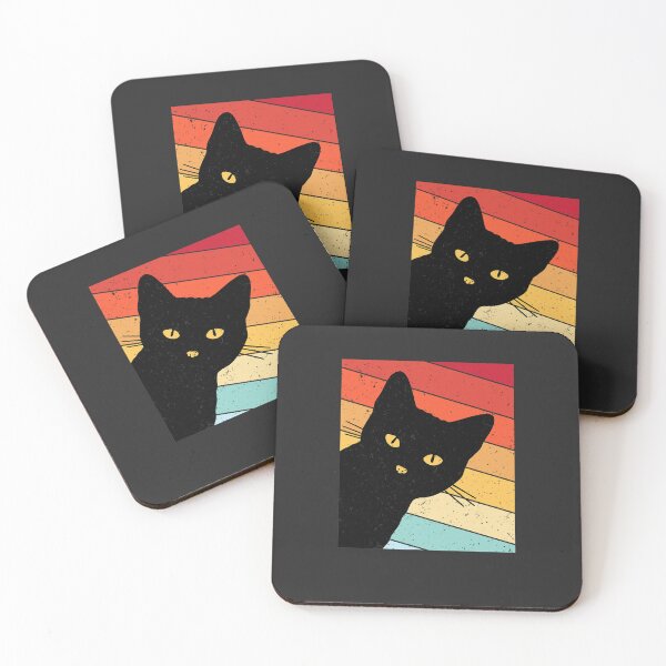 Item preview, Retro Cat , Black Cat , Vintage Cat designed and sold by doplerxag.