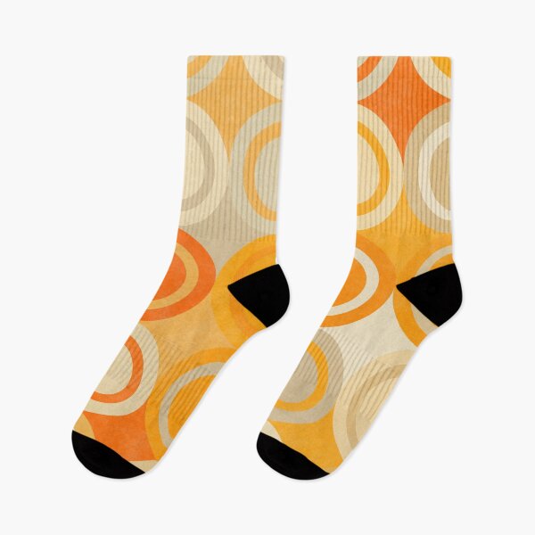 Artikelvorschau, Geometrische Formen orange graue Kreise entworfen und verkauft von FAROSSTUDIO.