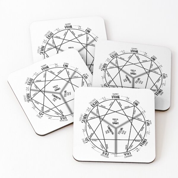 Item preview, Enneagram Personality Circle (Black) designed and sold by Makaylie Doody.