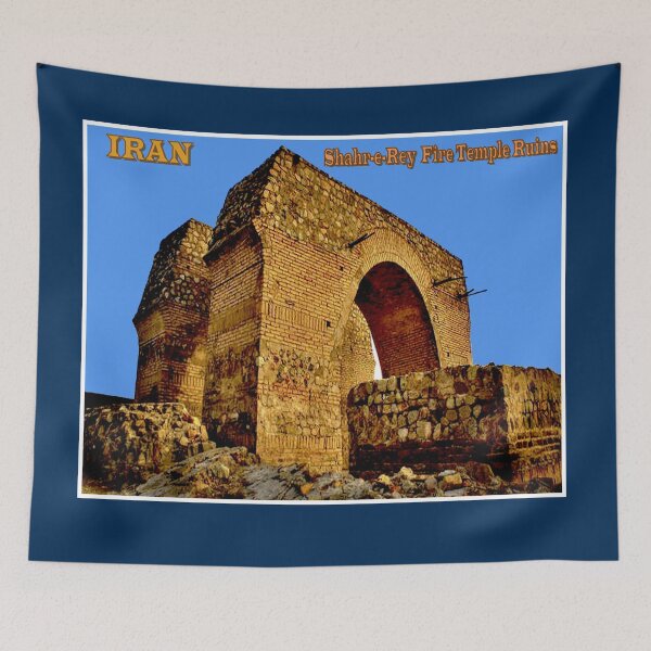 Item preview, SHAHR E REY : Vintage Fire Temple Ruins Tourism IRAN designed and sold by posterbobs.