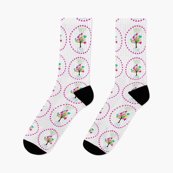 Item preview, Family Tree Love! (Pink/Aqua) designed and sold by PawsitiveMum.