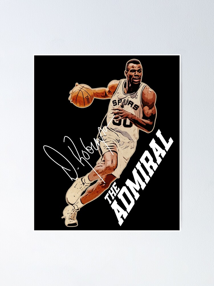 David Robinson Basketball Signature Vintage Retro 80s 90s Rap Style Perfect  Gift For Basketball Lovers | Essential T-Shirt
