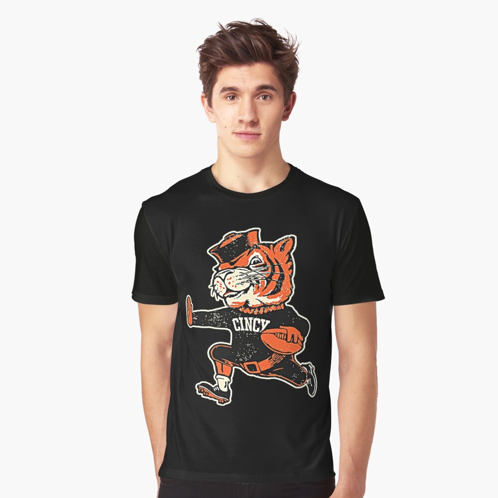 Bengals Reimagined Vintage Fighting Mascot  Essential T-Shirt for